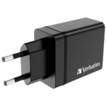 Ladeadapter Verbatim "CHR-30EU1", 30W, schwarz, 2xUSB-A, 1xUSB-A QC, 1xUSB-C PD – Bild 2