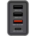 Ladeadapter Verbatim "CHR-30EU1", 30W, schwarz, 2xUSB-A, 1xUSB-A QC, 1xUSB-C PD – Bild 4
