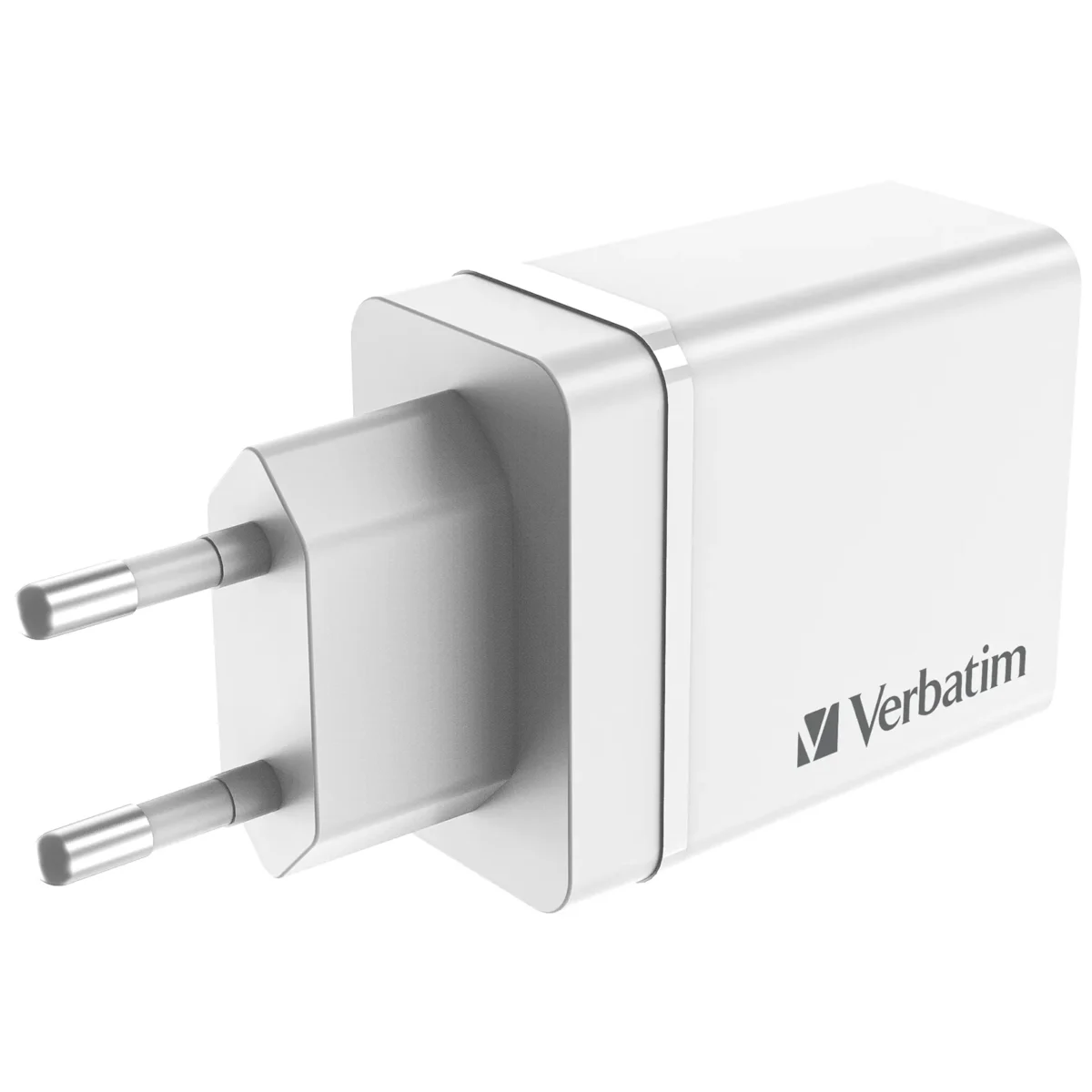 Ladeadapter Verbatim "CHR-30EU2", 30W, weiß, 2xUSB-A, 1xUSB-A QC, 1xUSB-C PD – Bild 2