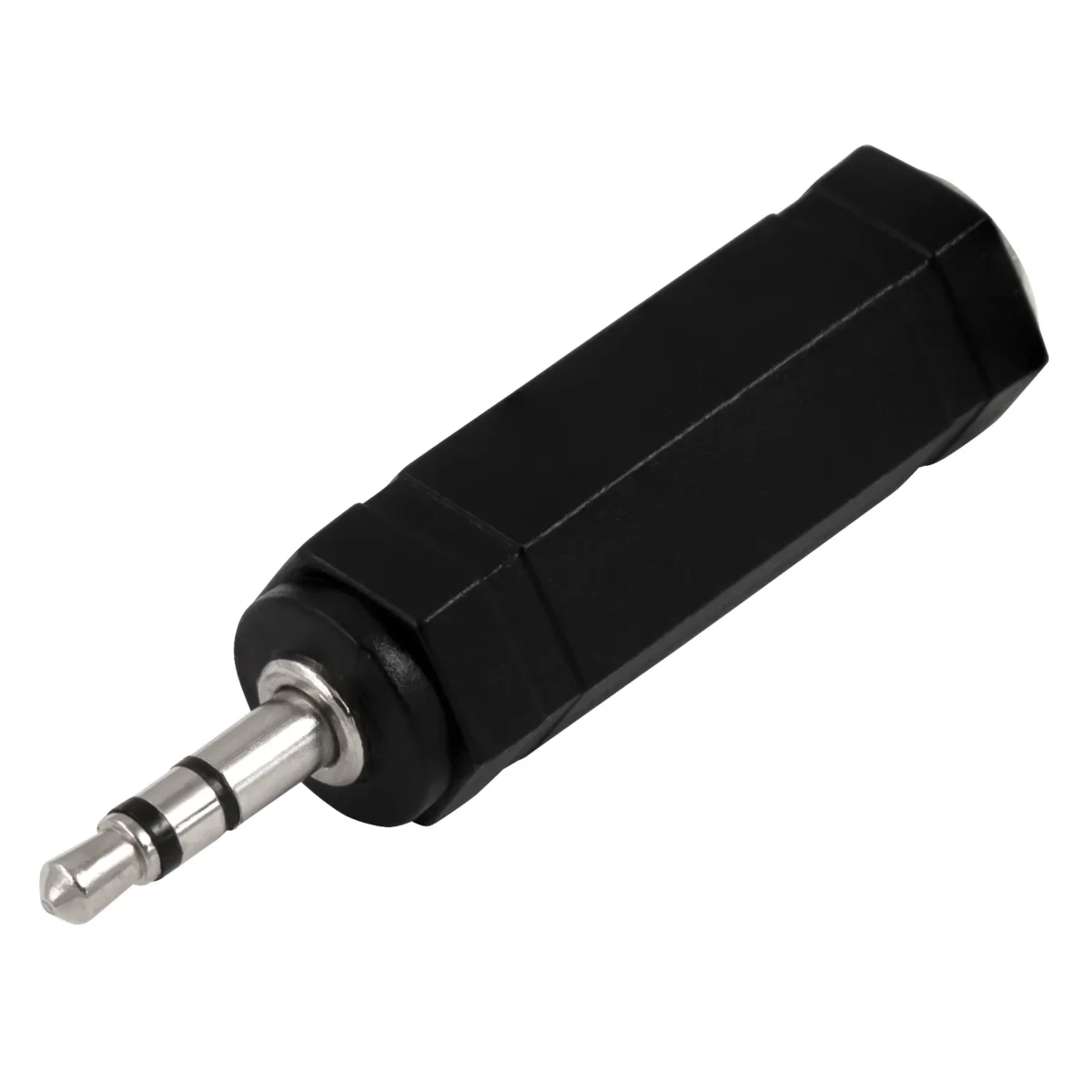 Kopfhöhrer-Adapter HOLLYWOOD, AUX Klinke 6,35mm auf 3,5mm, Stereo – Bild 2