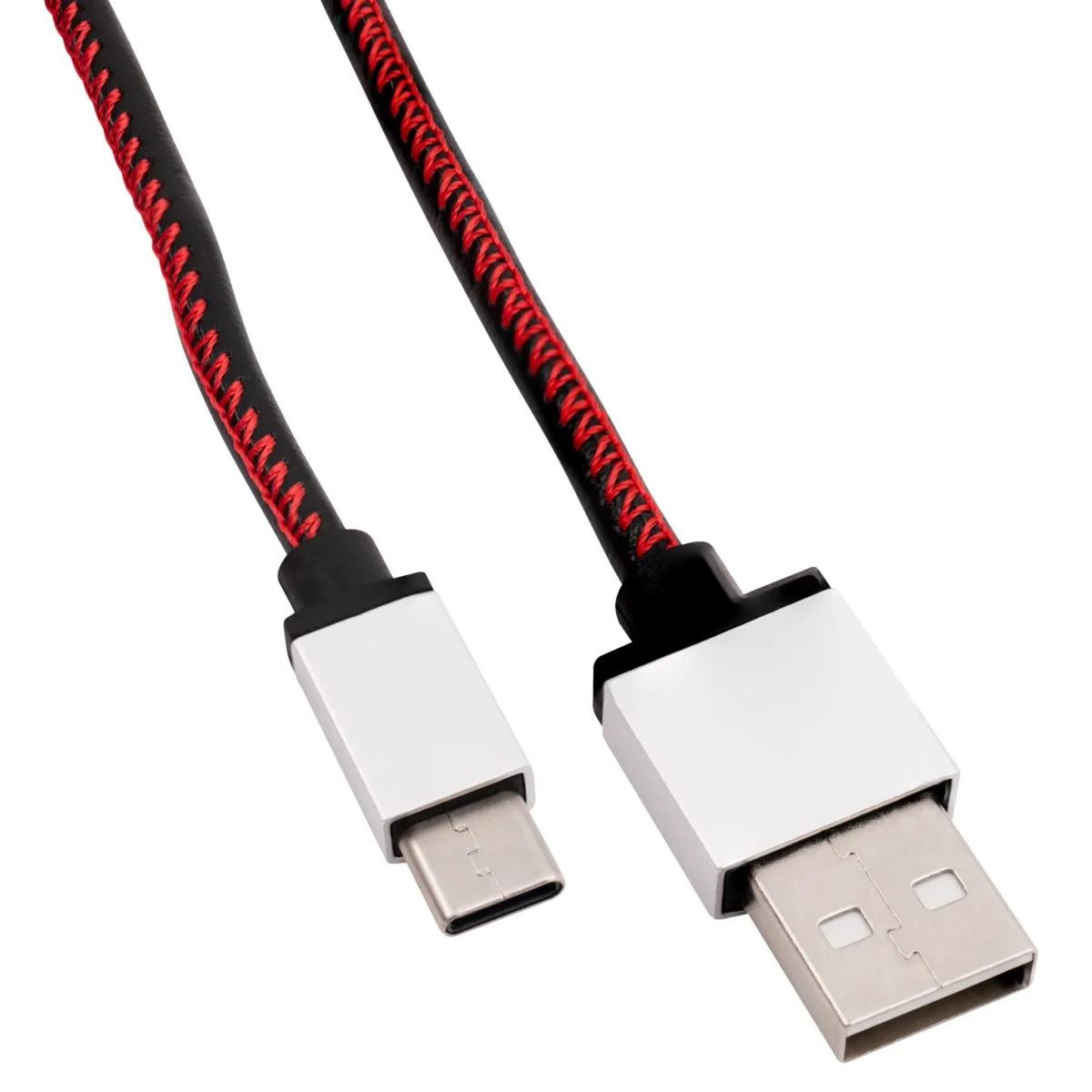 USB-Ladekabel A Stecker auf USB Typ C schwarz 0,9m – Bild 2