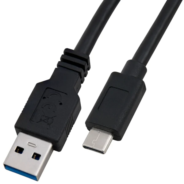 USB 3.2 Kabel, USB-C Stecker auf USB-A Stecker, 1m
