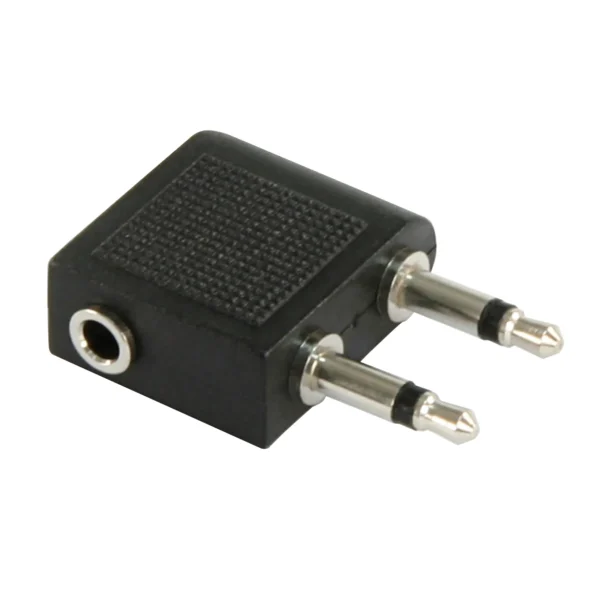 Audio-Adapter HOLLYWOOD, 1x 3,5 mm Stereo (Buchse) -> 2x 3,5 mm Mono (Stecker), Klinke