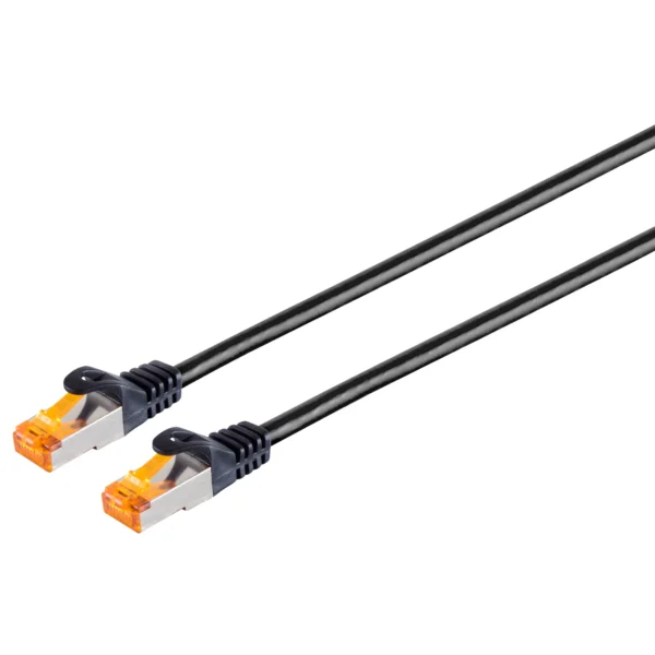 Patchkabel CAT 6a S/FTP Outdoor, schwarz, 45m