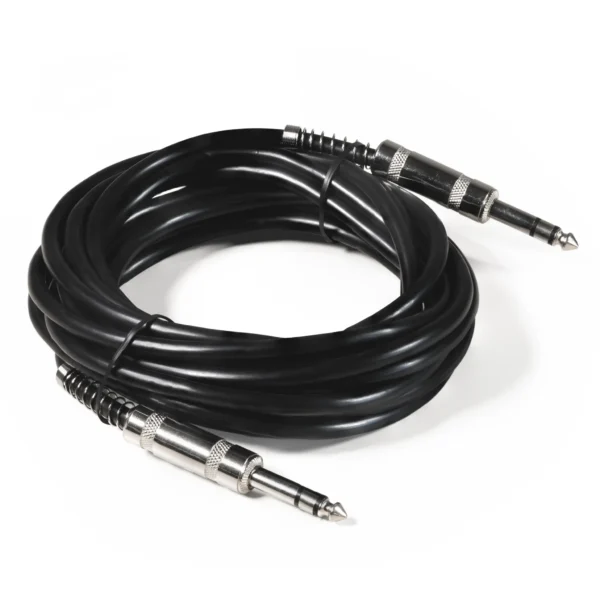 Klinke-Verbindungskabel HOLLYWOOD 5m, 6,3 mm Stecker-Stecker, stereo