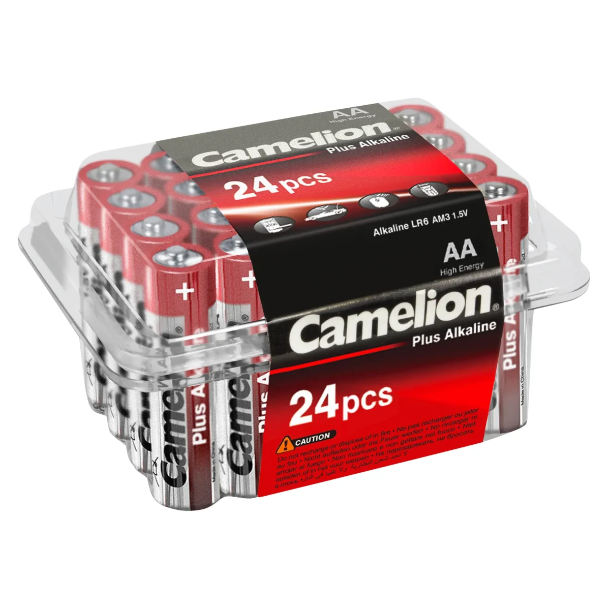 Mignon-Batterie CAMELION Plus Alkaline, 1,5 V, Typ AA/LR6, 24er-Haushaltspack – Bild 1