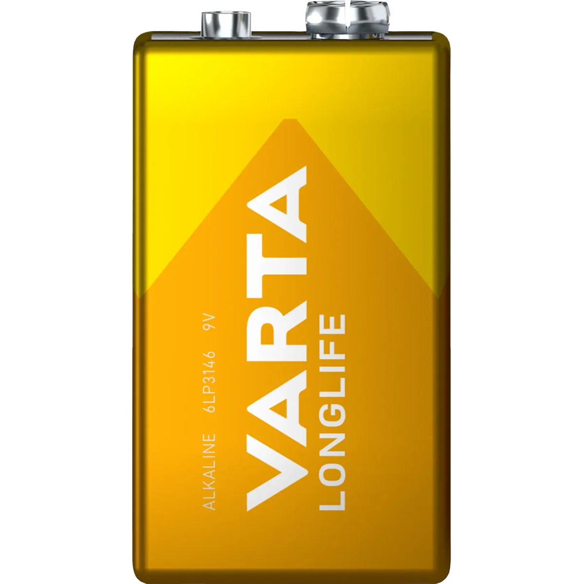 E-Block Batterie VARTA "LONGLIFE" Alkaline, 1,5 V, 6LR61, 1er-Blister – Bild 2
