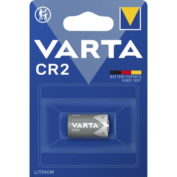 Lithium-Photobatterie VARTA CR 2, 3V, 1er-Blister