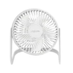 USB-Schreibtischventilator, 15,24 cm, 40 dB, weiß – Bild 2