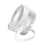 USB-Schreibtischventilator, 12,7 cm, 30 dB, weiß – Bild 3