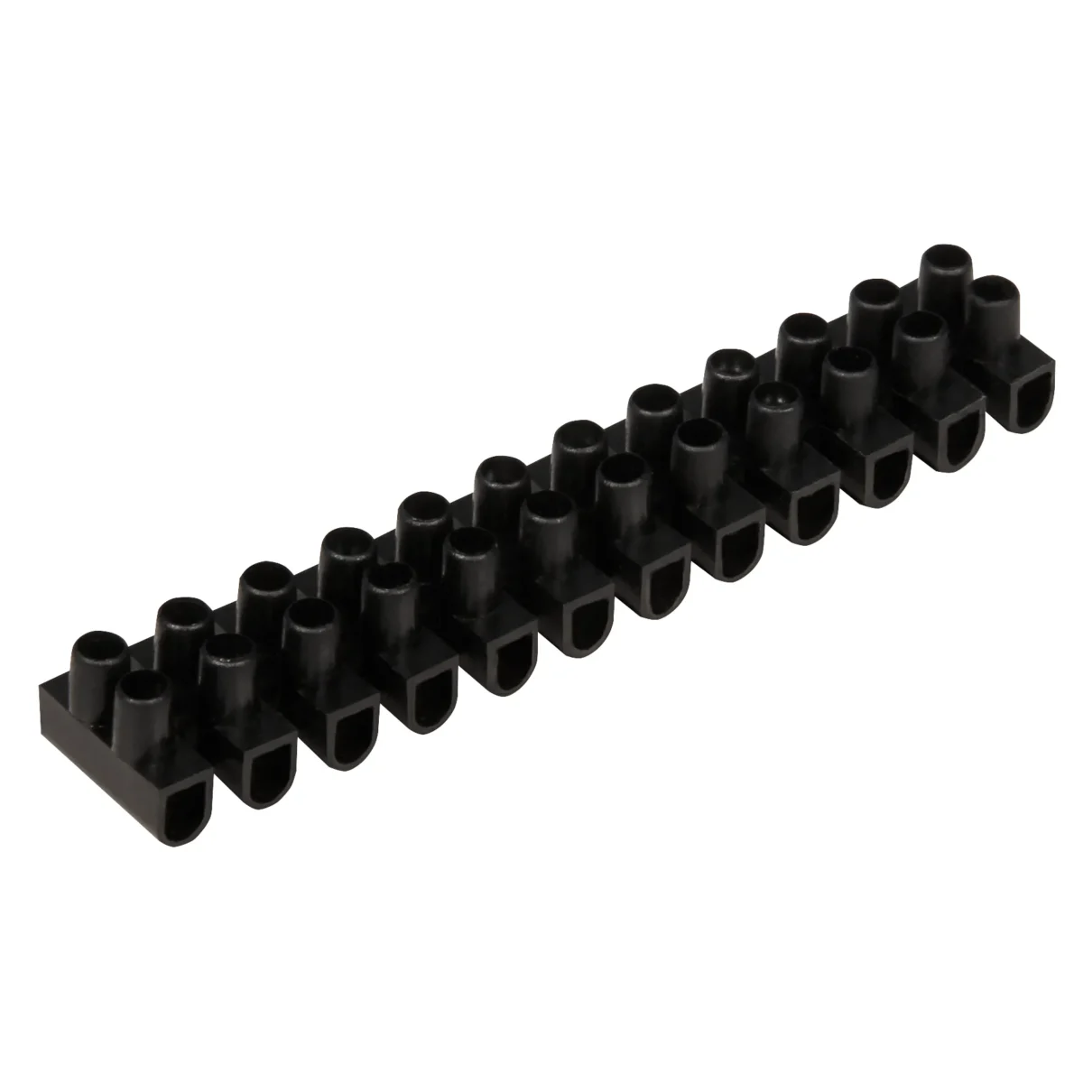 Lüsterklemme McPower, 12 Klemmen, 2,5mm², 3A, schwarz, 10er-Pack – Bild 2