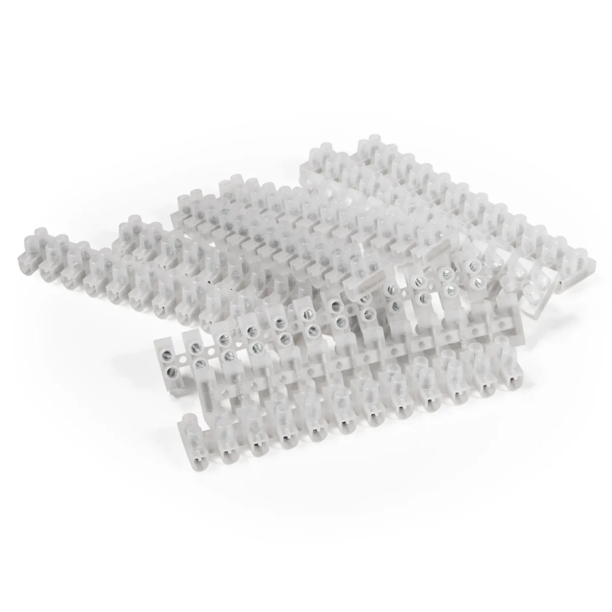 Lüsterklemme McPower, 12 Klemmen, 6,0mm², 10A, transparent, 10er-Pack – Bild 1