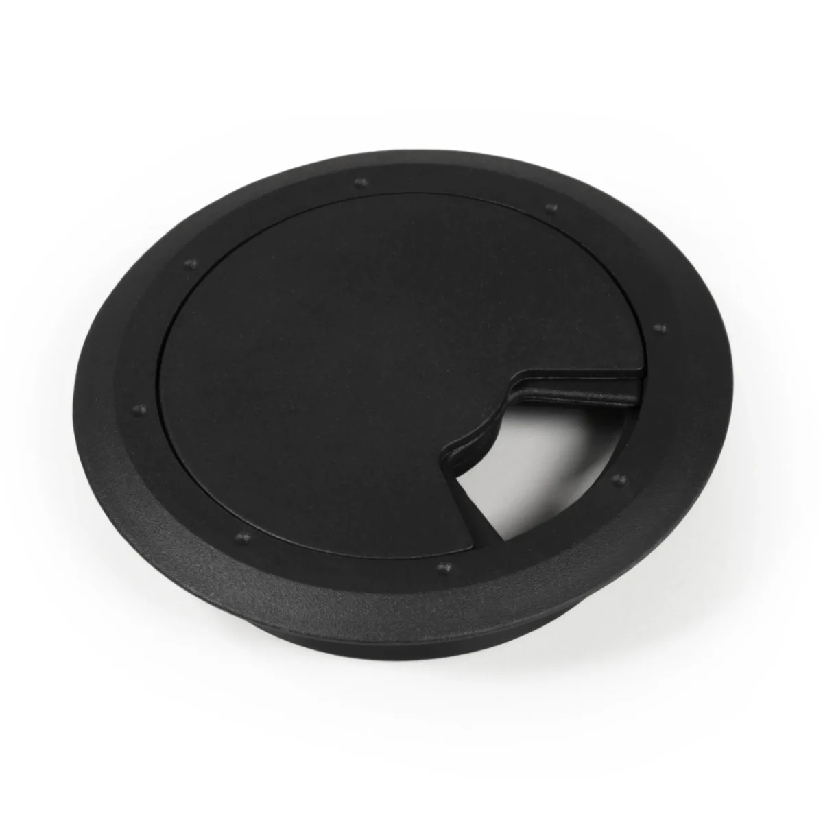 Kabeldurchführung McPower "WB-01" aus Kunststoff, schwarz, Ø76mm – Bild 1