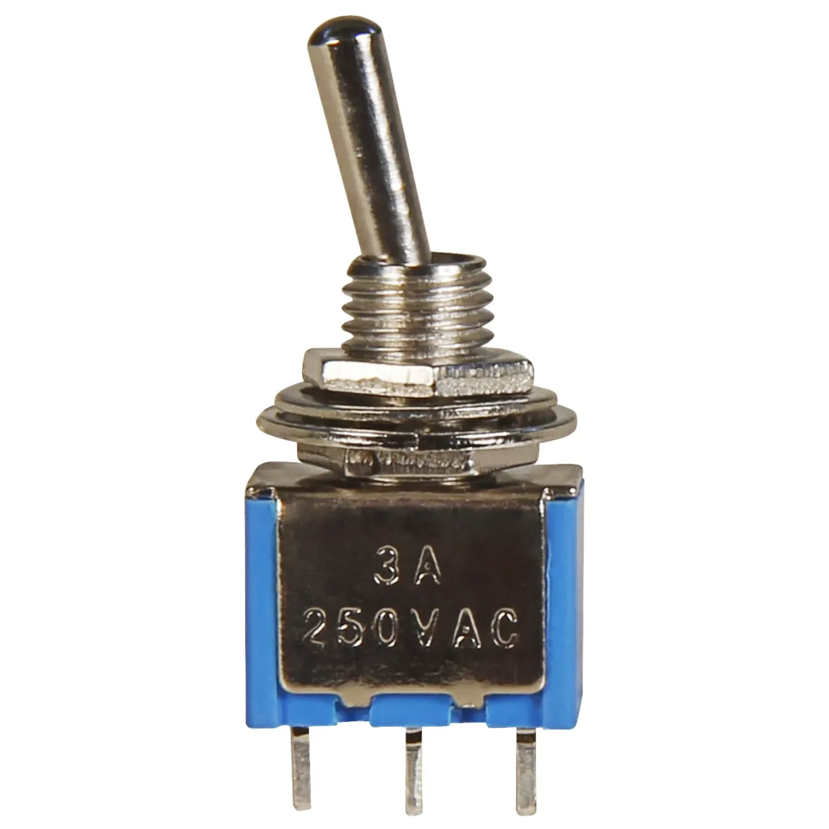 Miniatur-Kippschalter McPower, 250V/3A, 3-polig, 2 Stellungen: EIN / EIN – Bild 1
