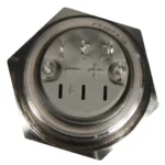Vollmetallschalter mit Ringbeleuchtung, weiß, 16mm-Ø, 250V, 3A, Lötanschluss – Bild 4