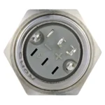 Vollmetalltaster mit Ringbeleuchtung, blau, 16mm-Ø, 250V, 3A, Lötanschluss – Bild 3