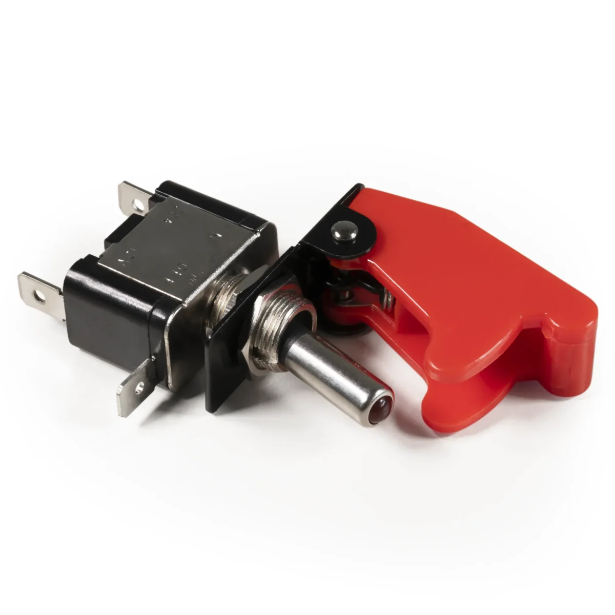 Kill-Switch McPower mit Schutzkappe und LED, 12V / 20A, rot – Bild 1