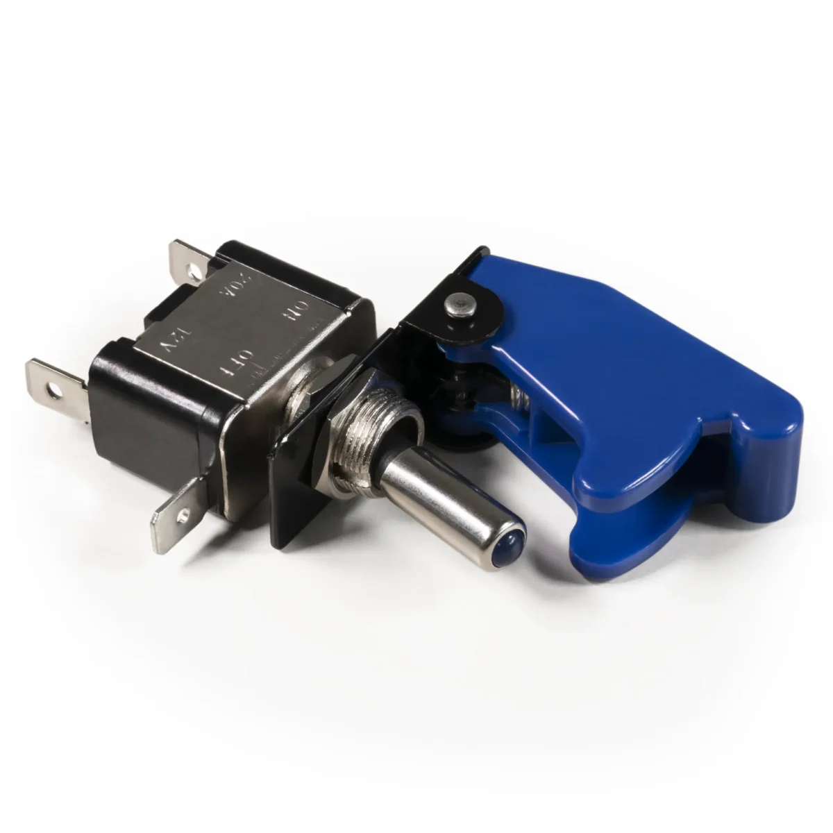 Kill-Switch McPower mit Schutzkappe und LED, 12V / 20A, blau – Bild 1