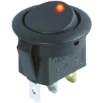 Kfz-Schalter McPower, rote LED, 12V/16A, 3-polig, Stellungen: EIN/AUS