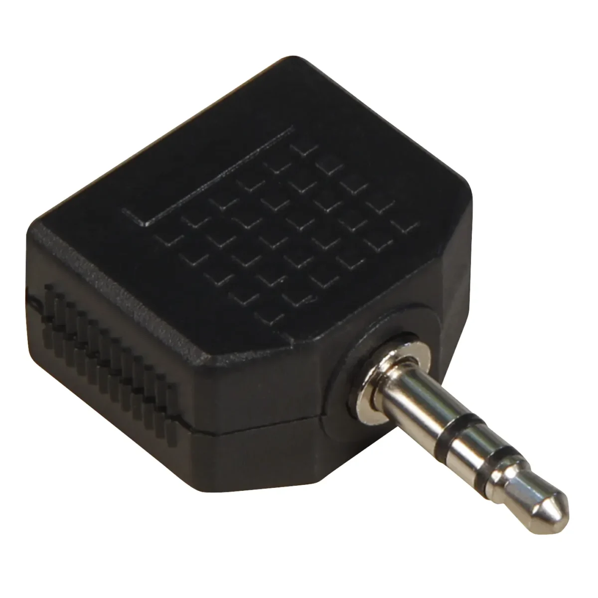 Klinke-Adapter, stereo 2x 3,5mm Kupplung auf 3,5mm Stecker – Bild 1