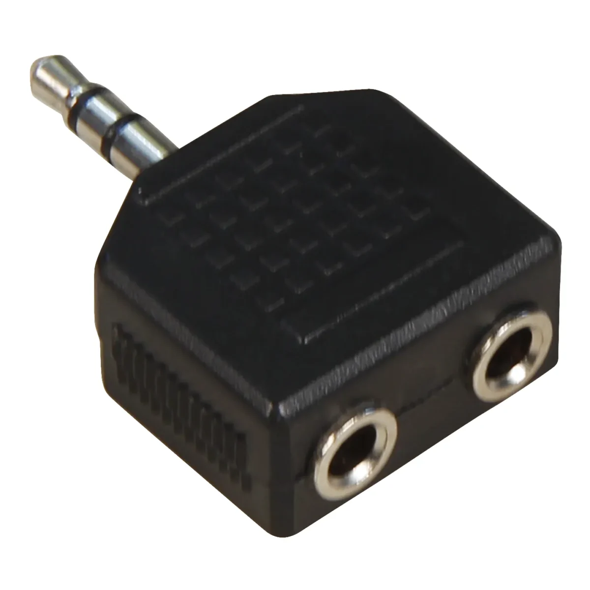 Klinke-Adapter, stereo 2x 3,5mm Kupplung auf 3,5mm Stecker – Bild 2