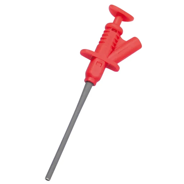 Klemmprüfspitze McPower "PS 45", 4mm Buchse, rot