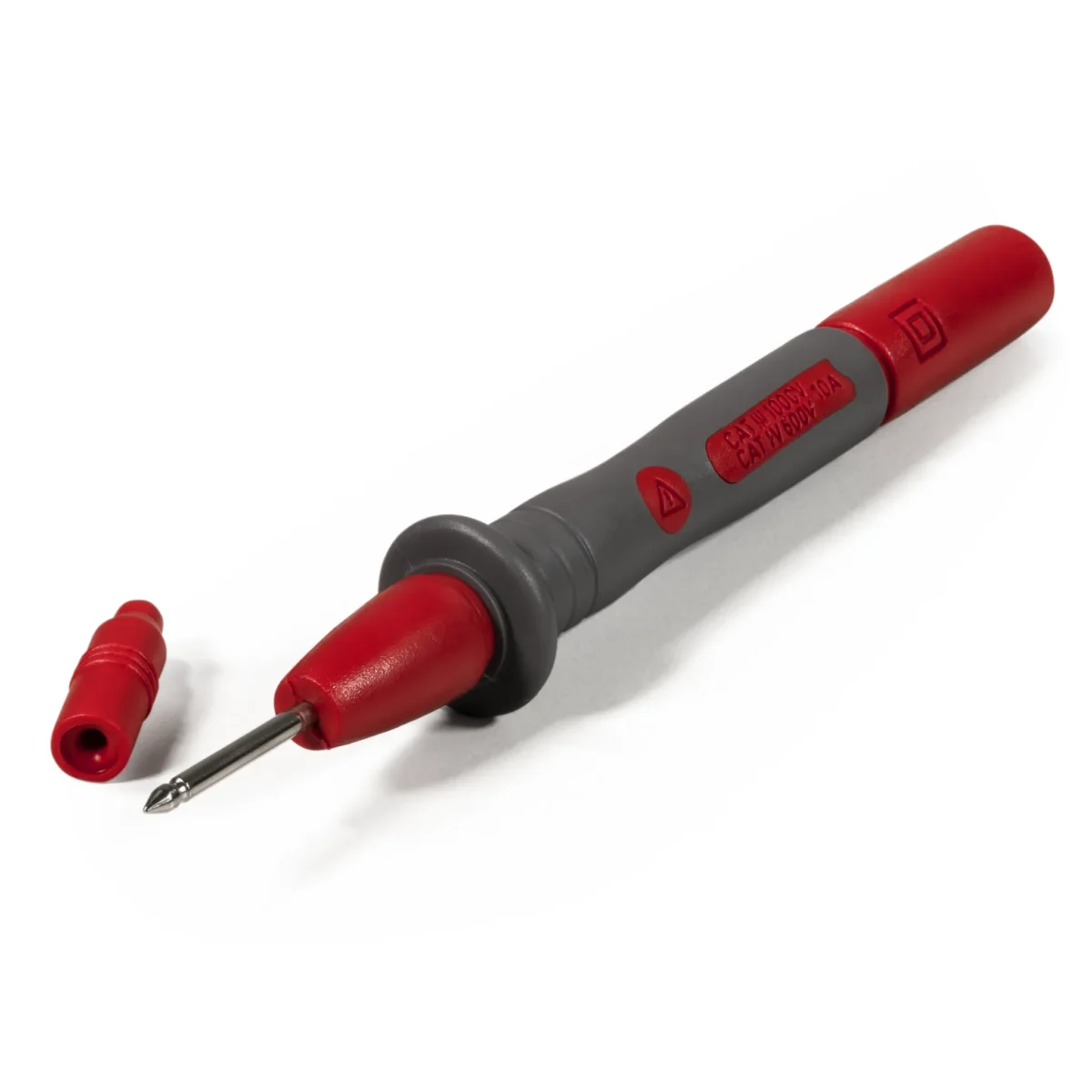 Präzisions-Prüfspitze McPower "PS 25", mit 4mm-Sicherheitskupplung, rot – Bild 1