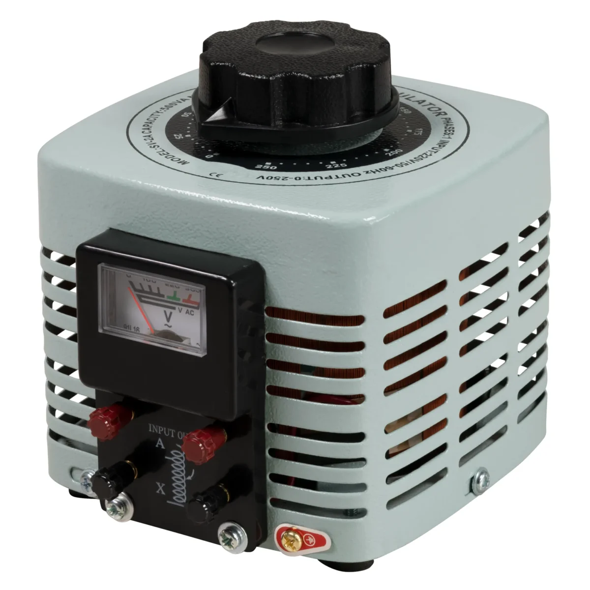 Ringkern-Stelltrafo McPower "V-2000", 0-250 V, 2 A, 500 W, NICHT galvanisch getrennt – Bild 2