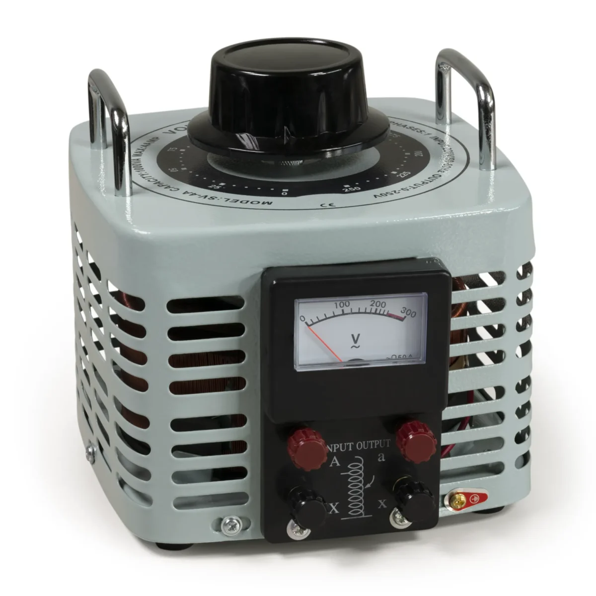 Ringkern-Stelltrafo McPower "V-4000", 0-250 V, 4 A, 1.000 W, NICHT galvanisch getrennt – Bild 1