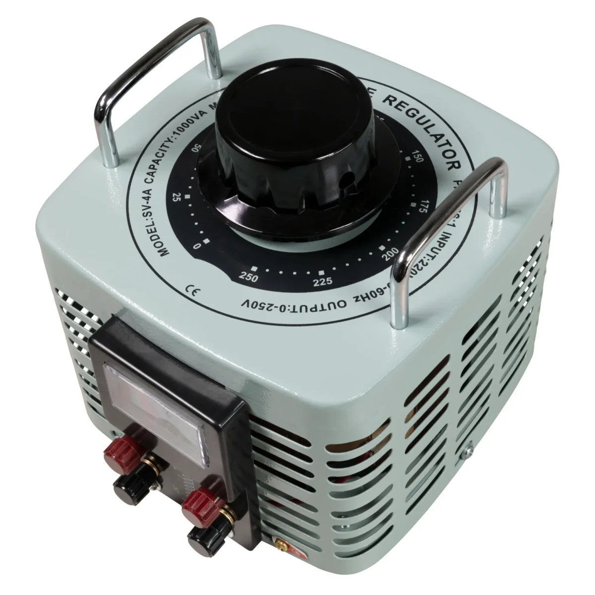 Ringkern-Stelltrafo McPower "V-4000", 0-250 V, 4 A, 1.000 W, NICHT galvanisch getrennt – Bild 3