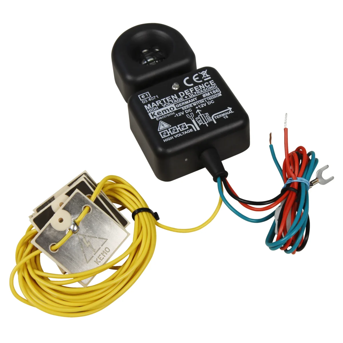 Marderstopp KEMO "Twin-Protect", LED-Kontrolle, Ultraschall und Hochspannung – Bild 3