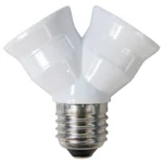 Lampenfassung McShine E27 auf 2x E27, Y-Adapter – Bild 2
