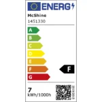 LED-Strahler McShine "MCOB" GU10, 7W, 550 lm, warmweiß – Bild 3