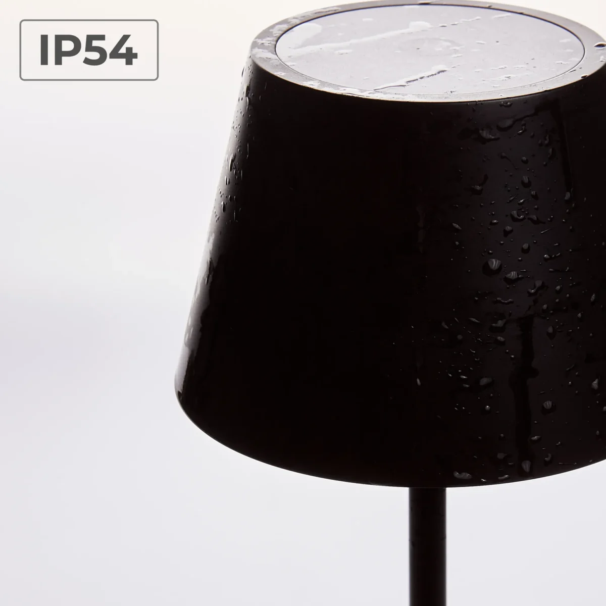 LED-Tischleuchte ROLF KERN „Club“ 38cm, schwarz, Akku, dimmbar – Bild 4