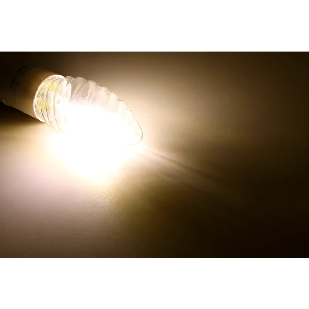LED Filament Kerzenlampe gedreht McShine "Filed", E14, 2W, 260 lm, warmweiß, klar – Bild 2
