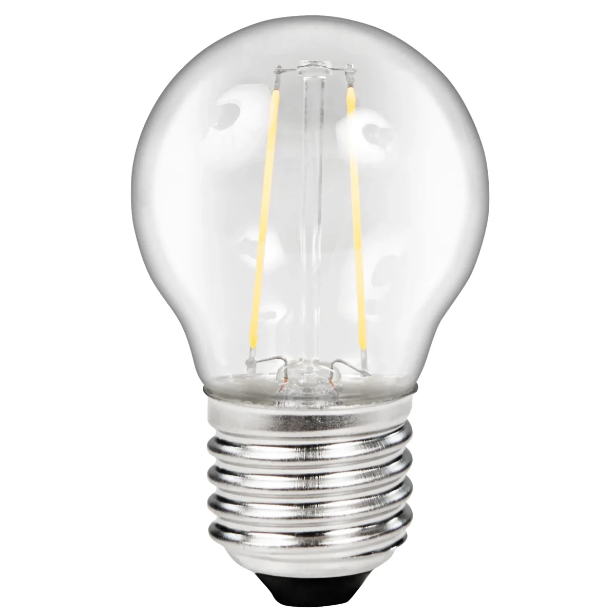 LED Filament Tropfenlampe McShine "Filed", E27, 2W, 260Lm, warmweiß, klar – Bild 1