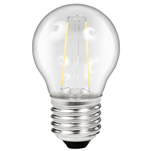 LED Filament Tropfenlampe McShine "Filed", E27, 2W, 260Lm, warmweiß, klar