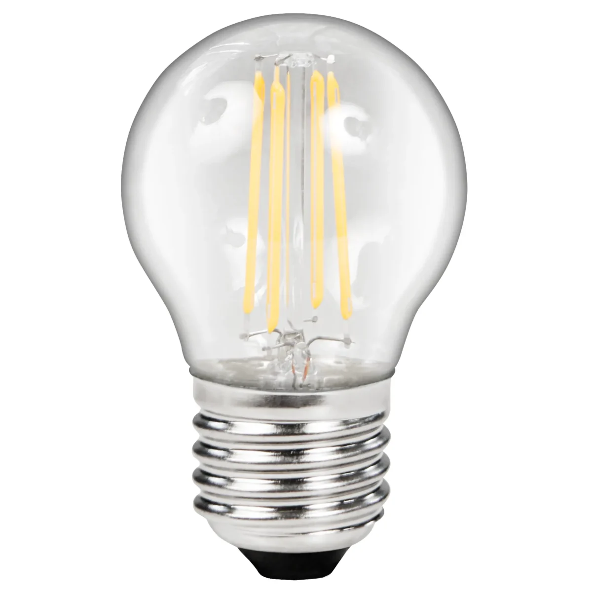 LED Filament Tropfenlampe McShine "Filed", E27, 4W, 490lm, warmweiß, klar – Bild 1