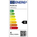 LED Filament Tropfenlampe McShine "Filed", E27, 4W, 490lm, warmweiß, klar – Bild 3