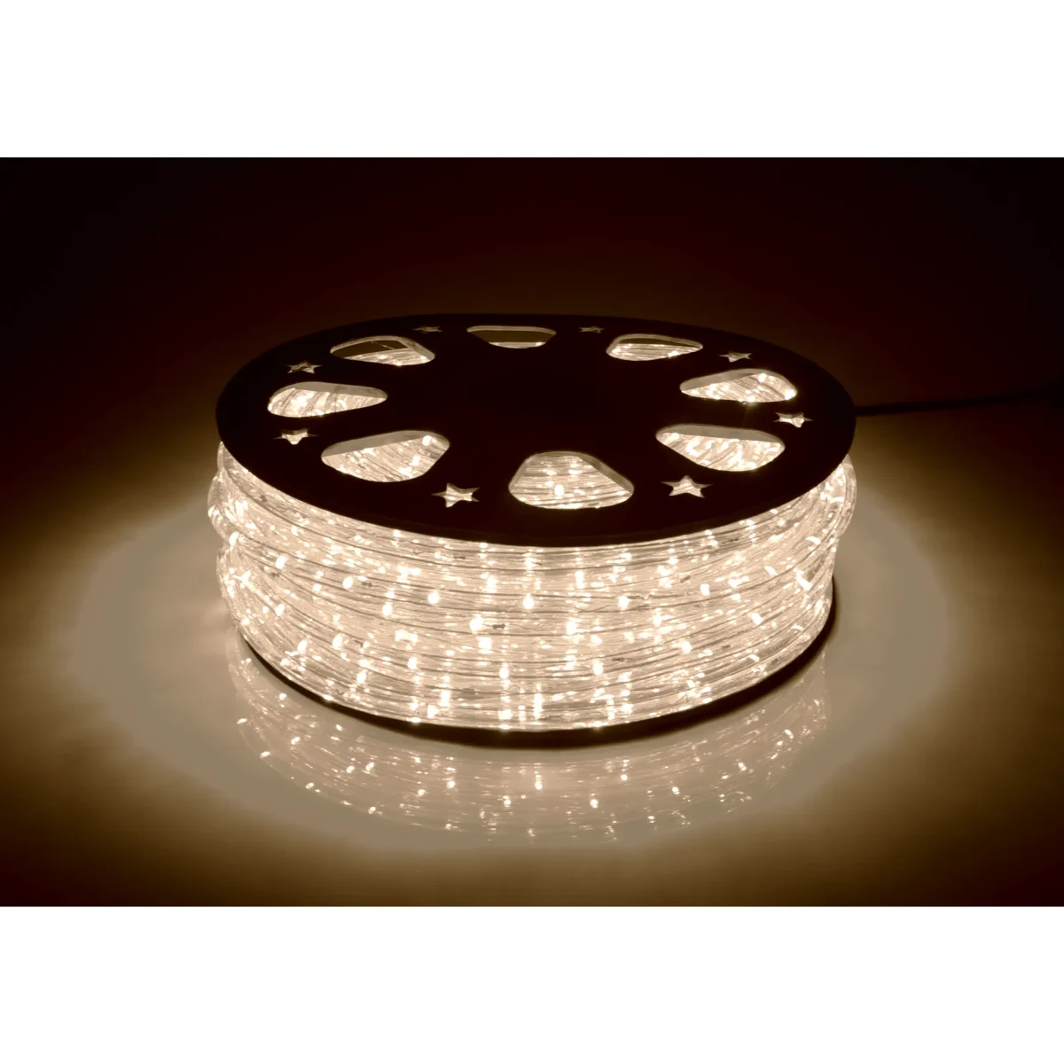LED-Lichtschlauch McShine, 44m, 1.584 LEDs, IP44, warmweiß, 3000K, 13mm-Ø, 2596lm, 123W – Bild 1