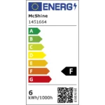 LED Feuchtraumleuchte McShine 450lm, 3000K, 6W, warmweiß, IP65, 170x92x70mm – Bild 4