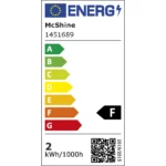 LED Kolbenlampe McShine, E14, 2W, 200lm, 260°, 23x51mm, neutralweiß – Bild 3