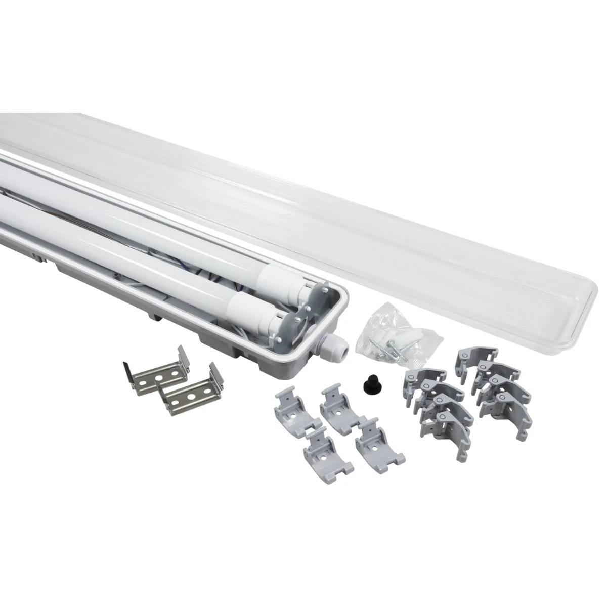 LED Feuchtraumleuchte McShine "FL-22" IP65, 3600lm, 36W, 4000K, 134cm, neutralweiß – Bild 3