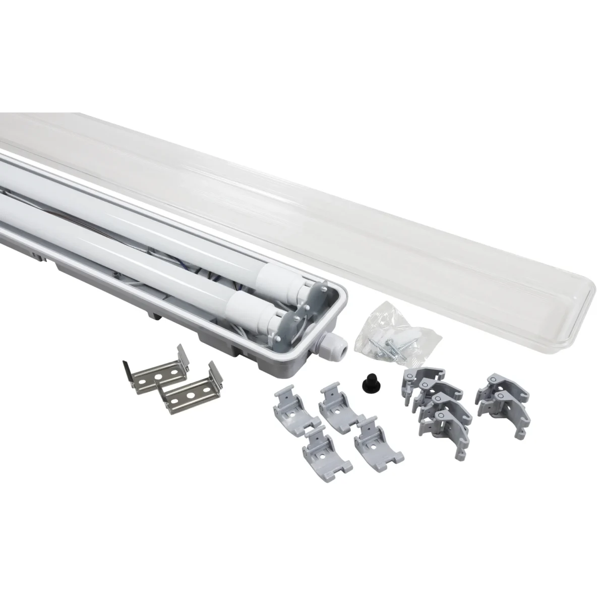 LED Feuchtraumleuchte McShine "FL-23" IP65, 4800lm, 4000K, 48W, 150cm, neutralweiß – Bild 3