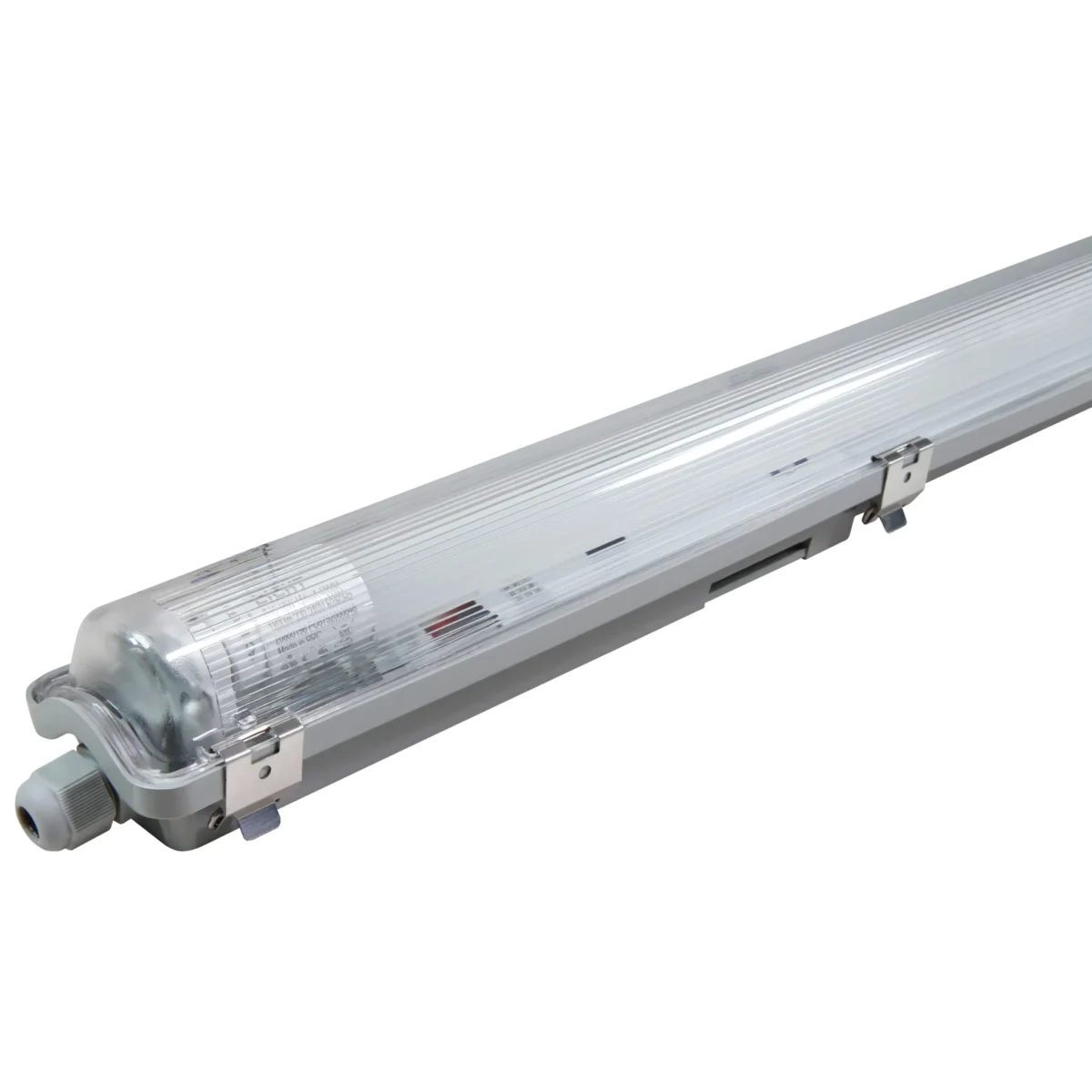 LED-Deckenleuchte für Feuchträume, IP65, 1x1800lm, 4000K, 128cm, neutralweiß – Bild 1
