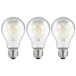LED Filament Set McShine, 3x Glühlampe, E27, 2W, 200lm, warmweiß, klar