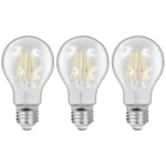 LED Filament Set McShine, 3x Glühlampe, E27, 6W, 600lm, warmweiß, klar, dimmbar