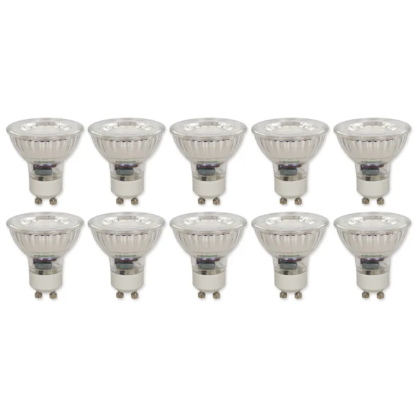 LED-Strahler McShine "MCOB" GU10, 3W, 250 lm, warmweiß, 10er-Pack