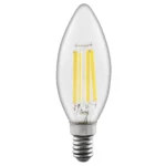 LED Filament Kerzenlampe McShine "Filed", 3000K, E14, 6W, 1055lm, 230V, warmweiß – Bild 2