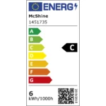 LED Filament Kerzenlampe McShine "Filed", 3000K, E14, 6W, 1055lm, 230V, warmweiß – Bild 4